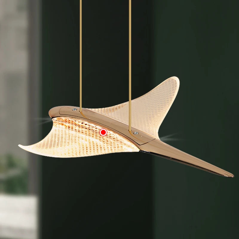 Seagull Modern Chandelier Led Duplex Attic Lamp Stair Chandelier Living Room Hall Stairwell Lamp Nordic Restaurant Chandelier