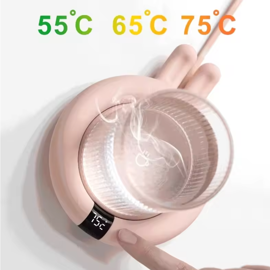 Intelligent Digital Coffee Speed Heater – Adjustable Temperature Insulated Cup for All Materials