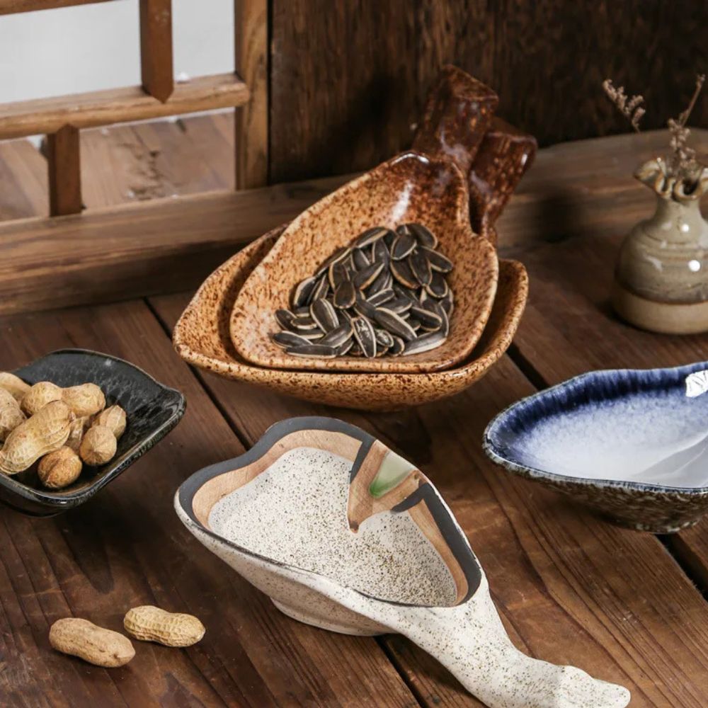 Elegant Japanese Ceramic Sushi & Sashimi Dish Set: Perfect for Cold Dishes, Oysters, Cuttlefish & More