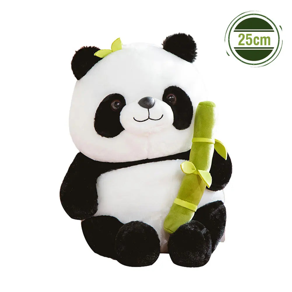 Reversible Bamboo Panda Plush Toy – Adorable Stuffed Animal for Kids & Decor