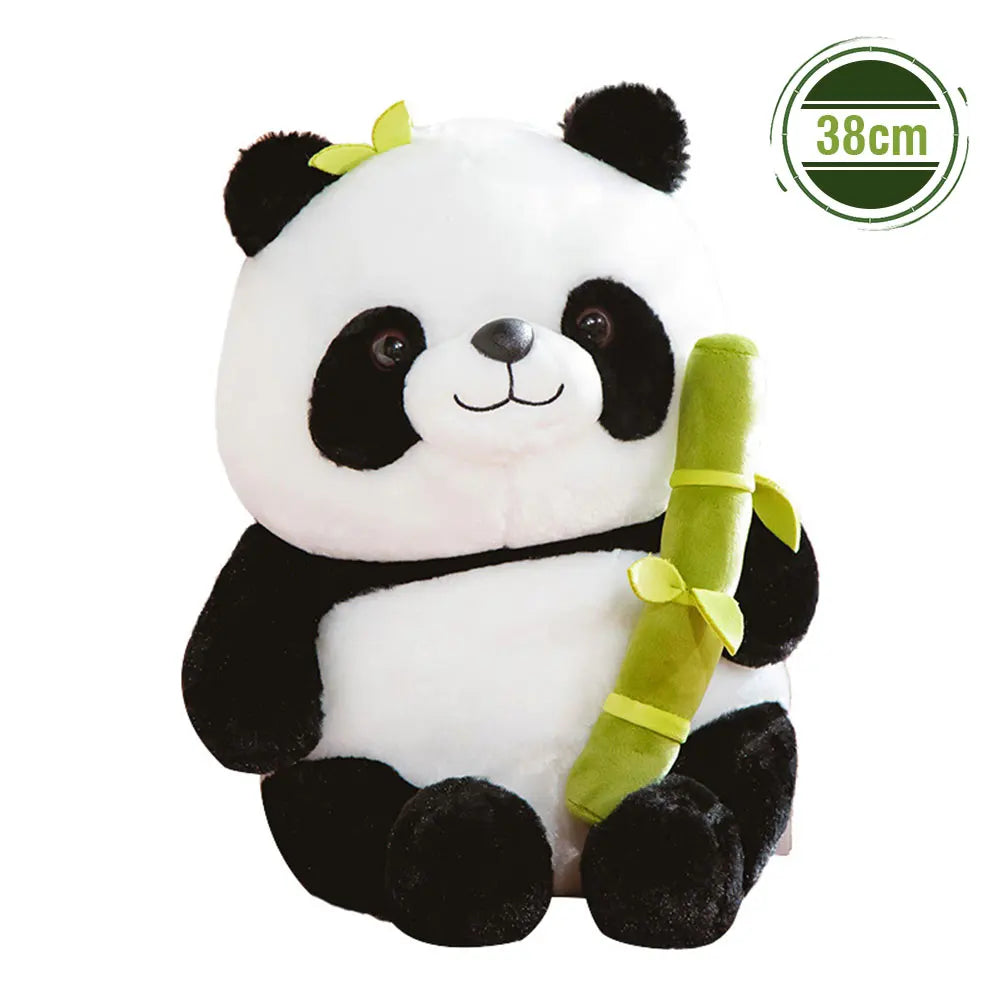 Reversible Bamboo Panda Plush Toy – Adorable Stuffed Animal for Kids & Decor