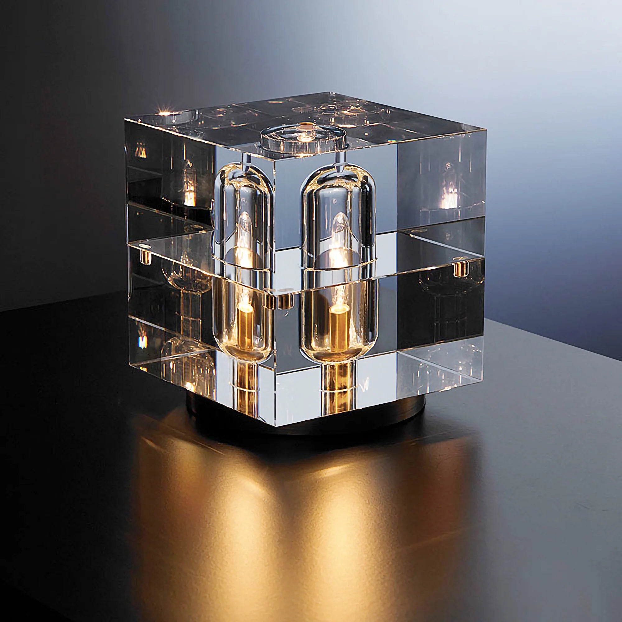 Crystal Bedside Table Lamp